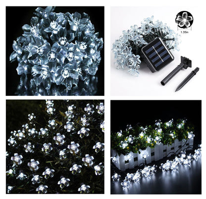 Solar Cherry Blossom Lights All Weatherproof by VistaShops