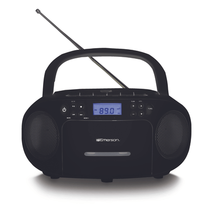 Emerson Portable CD/Cassette Boombox with AM/FM Radio by Jupiter Gear Home