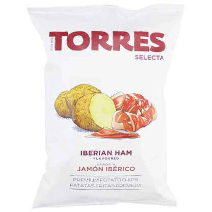 Torres Selecta - 'Iberico Ham' Premium Potato Chips (50G) by The Epicurean Trader