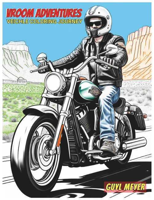 Vroom Adventures: A Vehicle Coloring Journey - Paperback by Books by splitShops