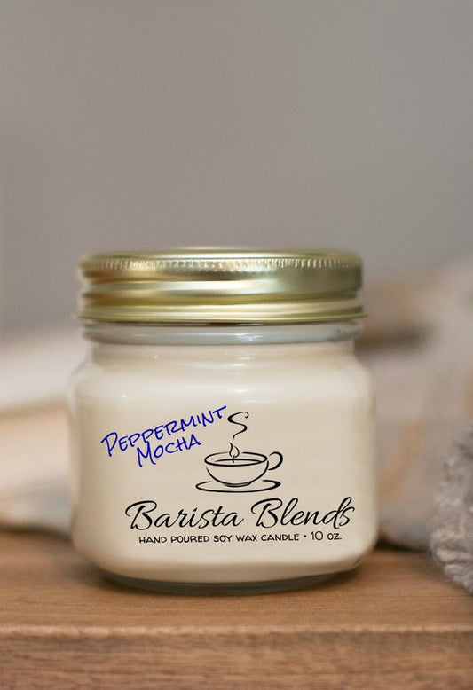 Peppermint Mocha Soy Wax Candle