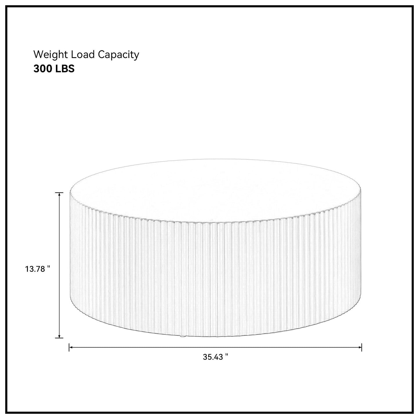 Sleek and Modern Round Coffee Table by Blak Hom