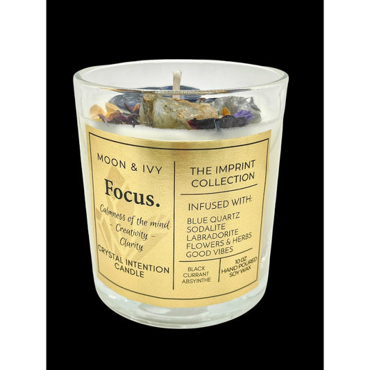 FOCUS- The Candle for Clarity & Concentration by Moon & Ivy