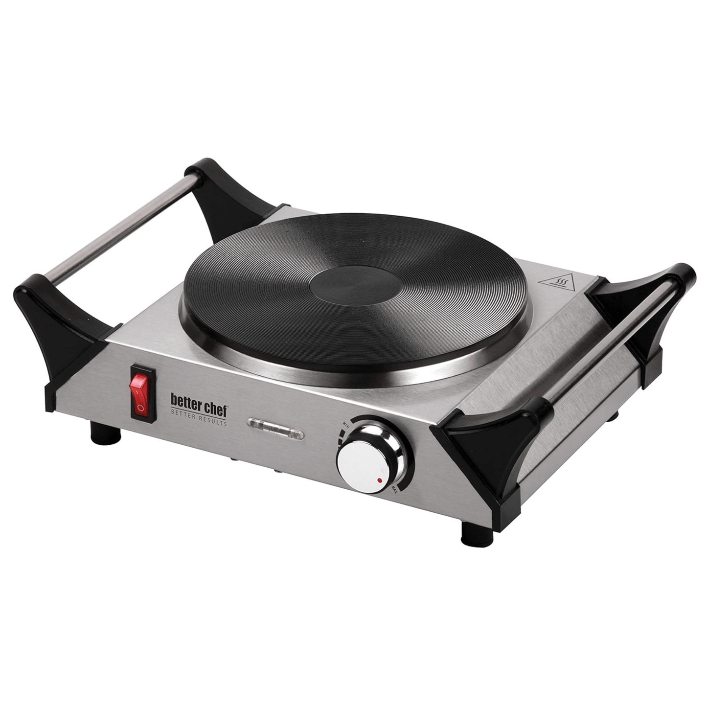 Better Chef Stainless Steel Electric Solid Element Countertop Single Burner by Jupiter Gear Home