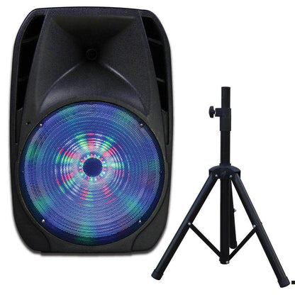 15" Professional Bluetooth Speaker with Tripod Stand by Jupiter Gear