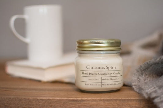 Christmas Spirit Holiday Soy Wax Candle