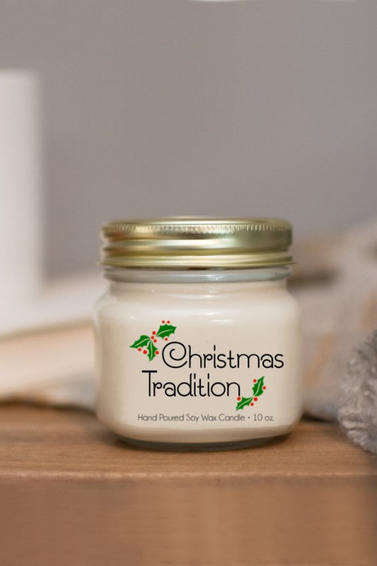 Christmas Tradition Holiday Soy Wax Candle