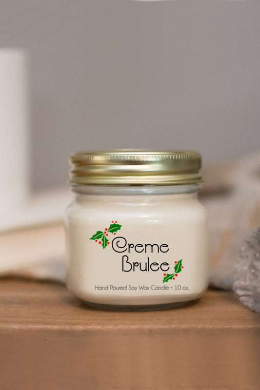 Creme Brulee Holiday Soy Wax Candle