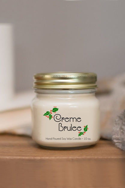 Creme Brulee Holiday Soy Wax Candle