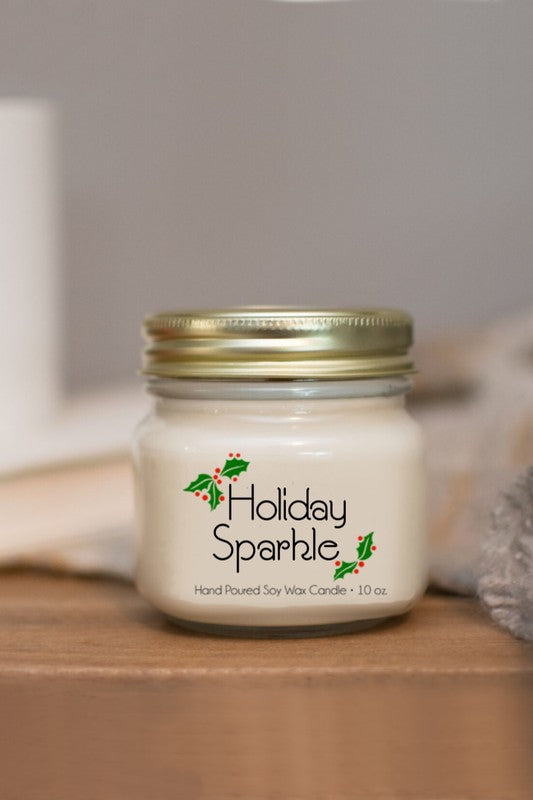 Holiday Soy Wax Candle Sampler Set of 10