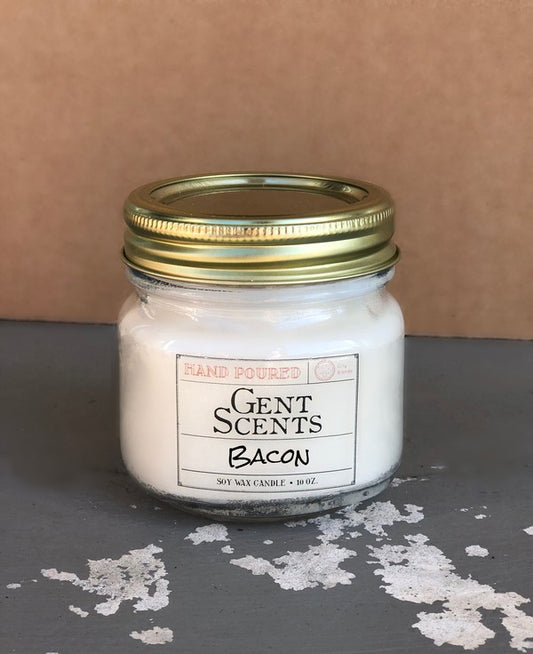 Bacon Men's Soy Wax Hand Poured Candle