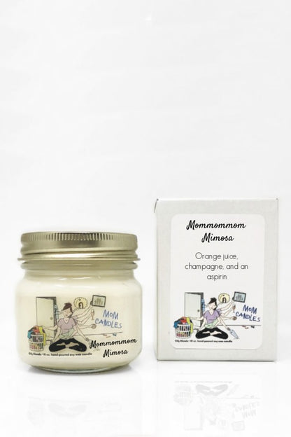 MomMomMomMimosa Soy Wax Mom Candles