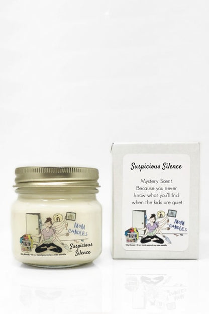 Suspicious Silence Soy Wax Mom Candles