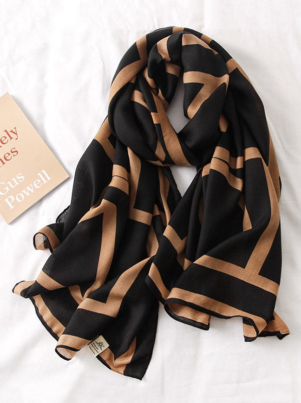 Printed Stylish Sun-Proof Silk Scarf by migunica