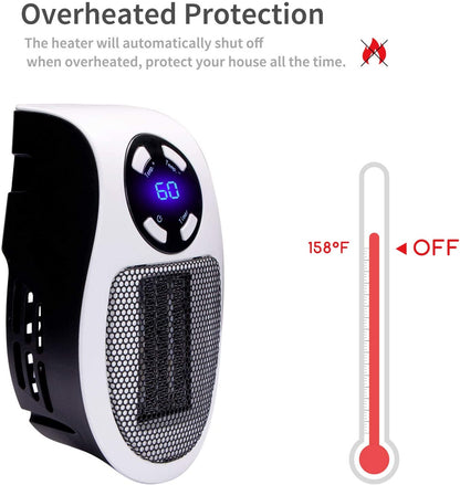 Personal Space Mini Heat Blaster With Remote Control by VistaShops