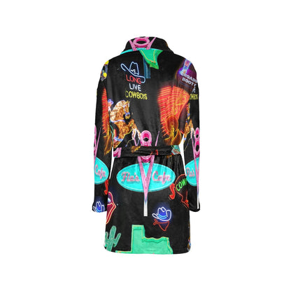 Vegas Neon Women's Western Bath Robe by Baha Ranch Western Wear