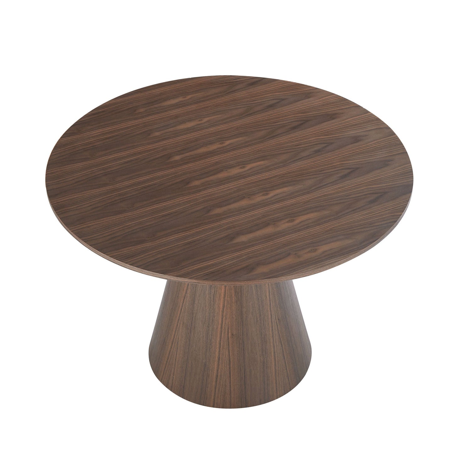 Round Modern Walnut Dining Table by Blak Hom