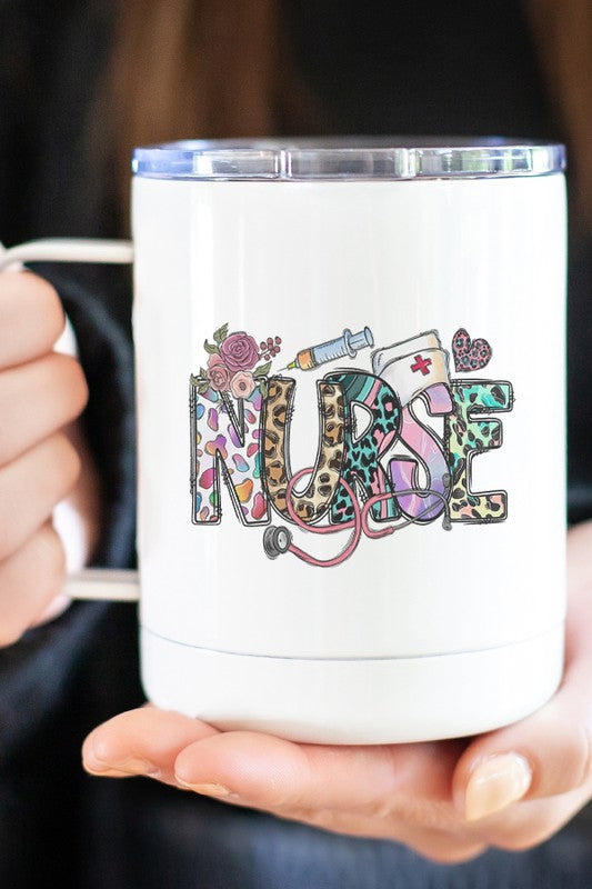 Nurse Stainless Steel Coffee Travel Mug