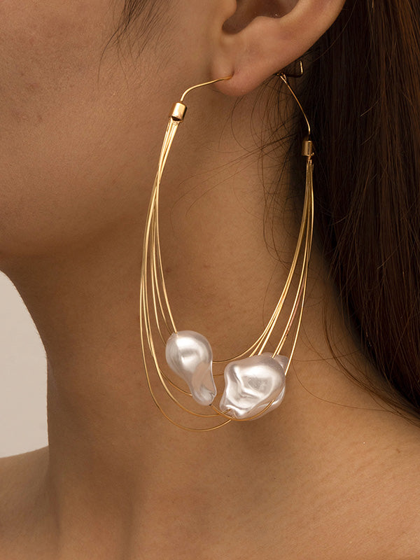 Normcore Tasseled Pearl Ear-Ring by migunica