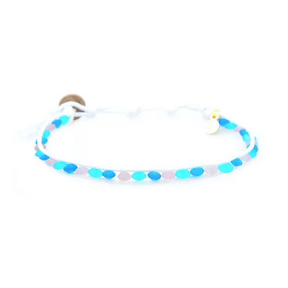 Moon Jellyfish Sea Glass Anklet by Fashion Hut Jewelry