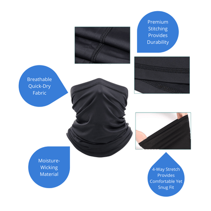 Premium Sports Neck Gaiter Face Mask for Outdoor Activities by Jupiter Gear