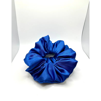 Royal Blue Silk Scrunchie by Enchanted Scrunch