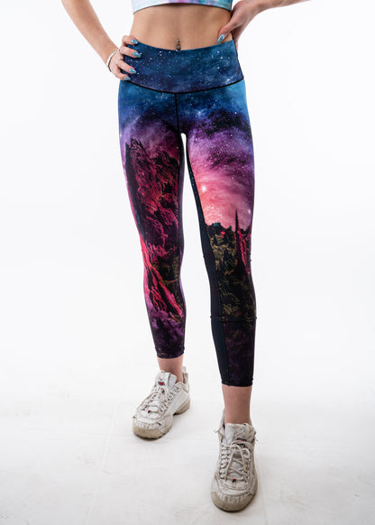 Garden of the Gods Yoga Pants by Colorado Threads Clothing