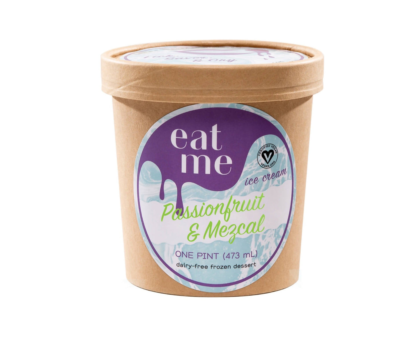 Passionfruit & Mezcal Vegan Ice Cream Pints - 8 x 16oz by Farm2Me