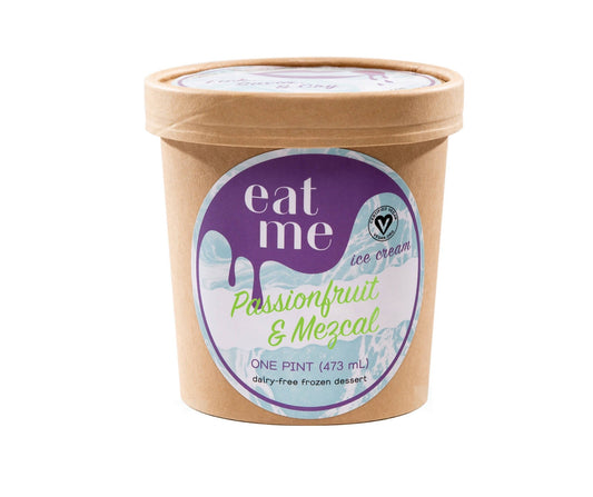 Passionfruit & Mezcal Vegan Ice Cream Pints - 8 x 16oz by Farm2Me