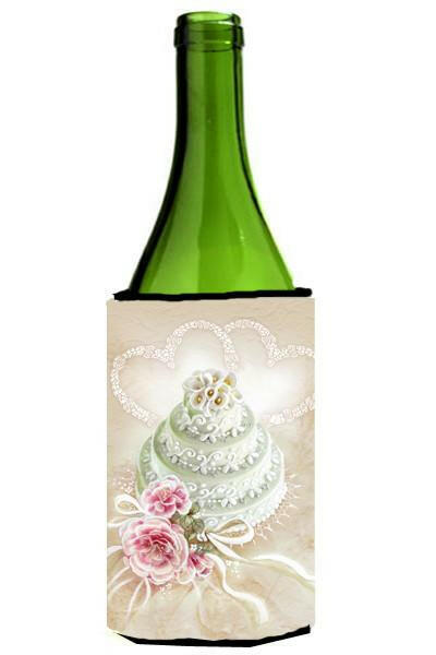 Wedding Cake Wine Bottle Beverage Insulator Hugger APH3648LITERK by Caroline's Treasures