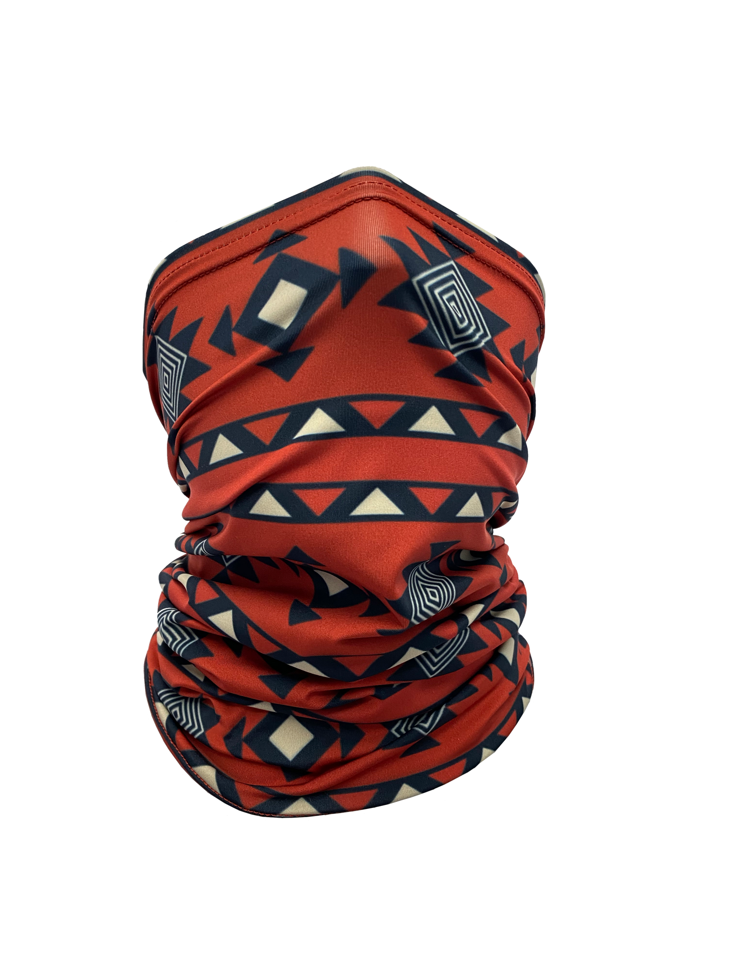 Red Aztec Neck Gaiter *FINAL SALE* by Colorado Threads Clothing