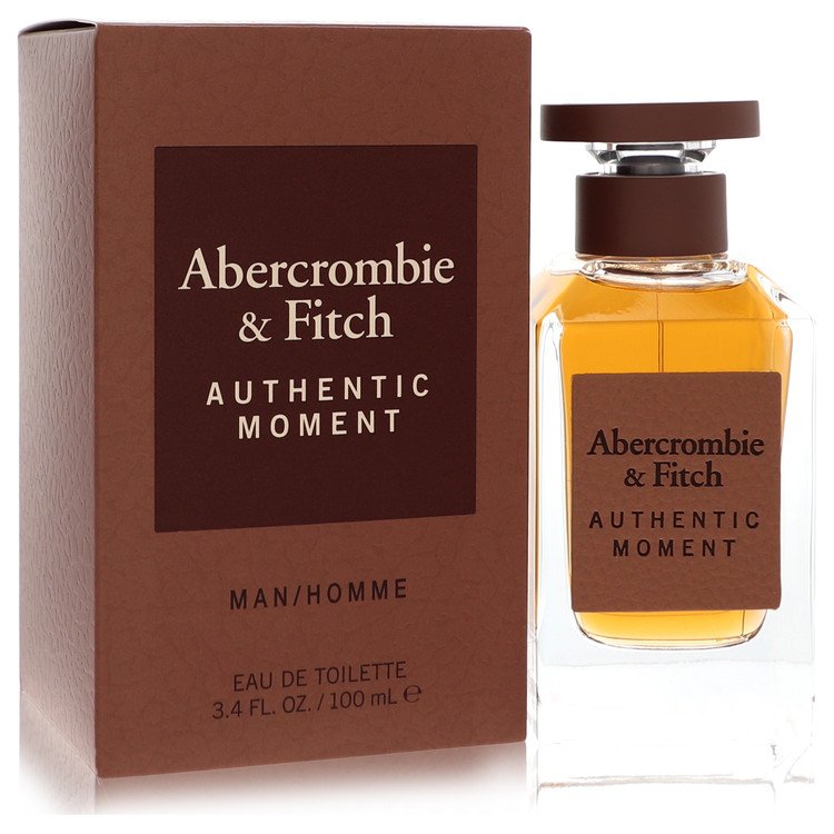 Abercrombie & Fitch Authentic Moment by Abercrombie & Fitch Eau De Toilette Spray 3.4 oz for Men by Avera Group