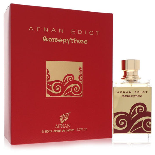 Afnan Edict Amberythme by Afnan Extrait De Parfum Spray (Unisex) 2.7 oz for Women by Avera Group