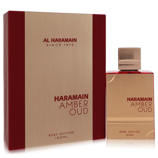 Al Haramain Amber Oud Ruby by Al Haramain Eau De Parfum Spray (Unisex) 3.4 oz for Women by Avera Group