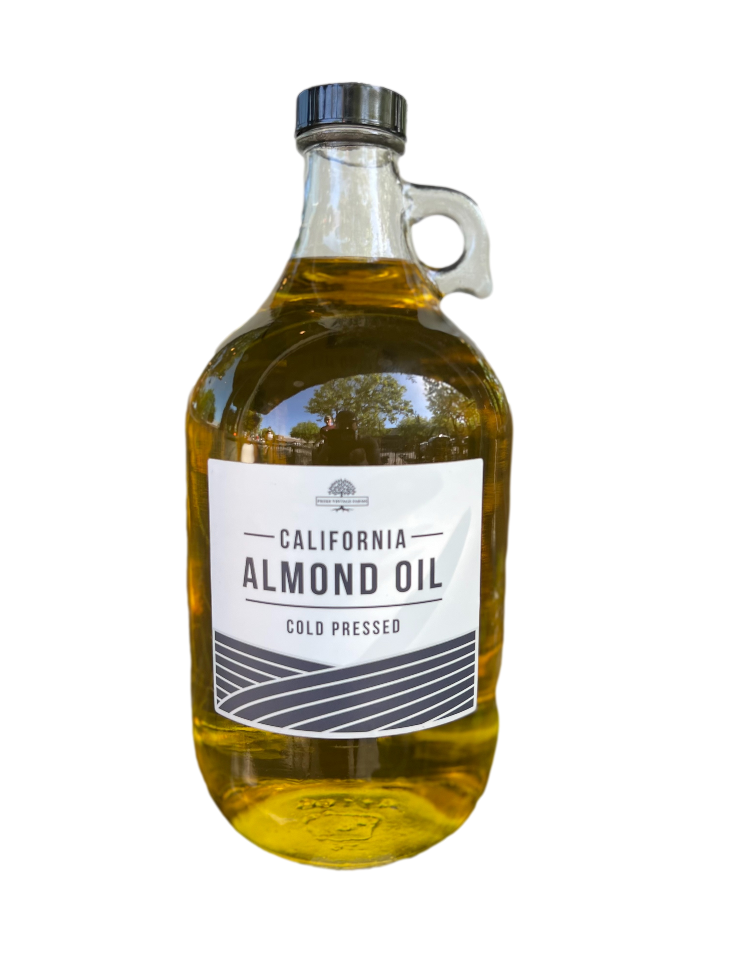 Pure Cold Pressed Almond Oil - 1/2 Gallon Jug by freshvintagefarms