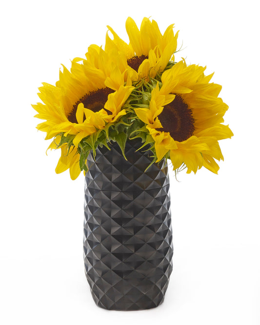 The Amaranth Vase - Black - 7.5" by Amaranth Vases