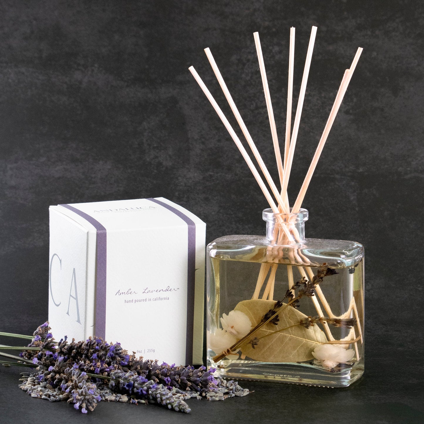 Amber Lavender Reed Diffuser by Andaluca Home