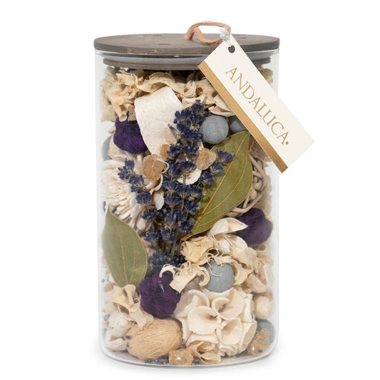 Amber Lavender Potpourri Jar by Andaluca Home