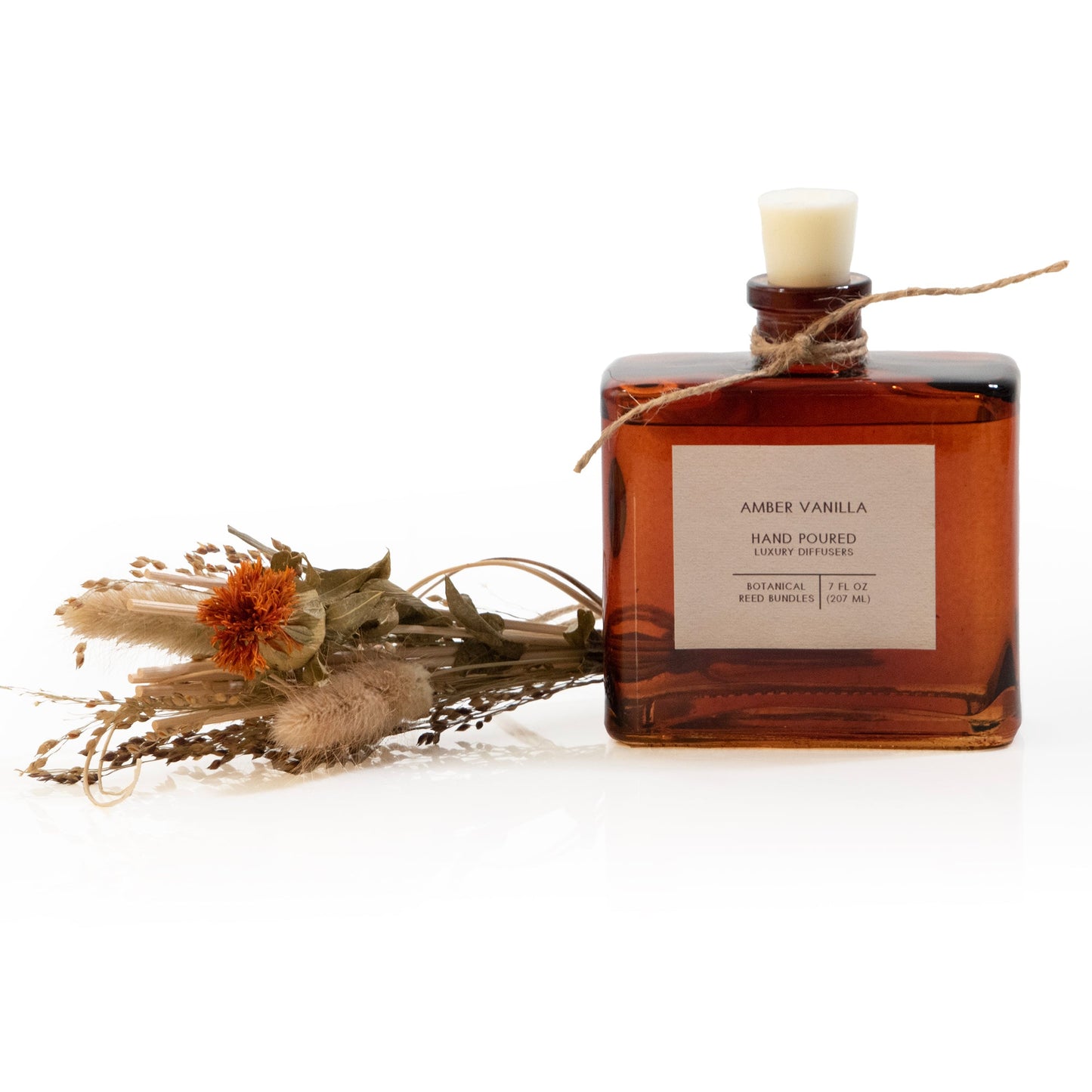 Amber Vanilla Bouquet Reed Bundle Fragrance Diffuser by Andaluca Home