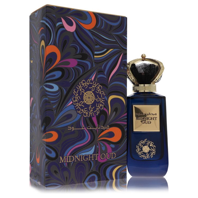 Ard Al Zaafaran Midnight Oud by Al Zaafaran Eau De Parfum Spray (Unisex) 3.4 oz for Men by Avera Group