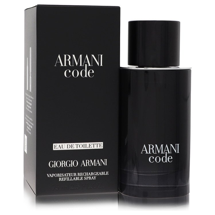 Armani Code by Giorgio Armani Eau De Toilette Spray Refillable 2.5 oz for Men by Avera Group