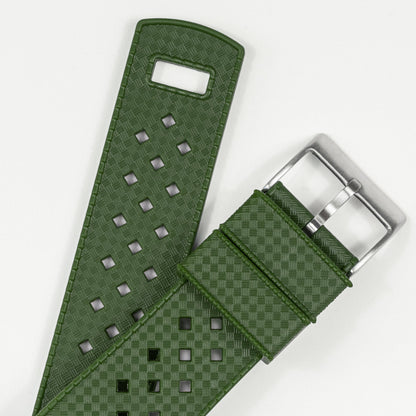 Samsung Galaxy Watch3 Tropical Style Army Green Watch Band by Barton Watch Bands