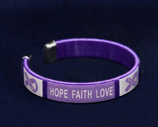 Testicular Cancer Awareness "Hope" Bangle Bracelets by Fundraising For A Cause