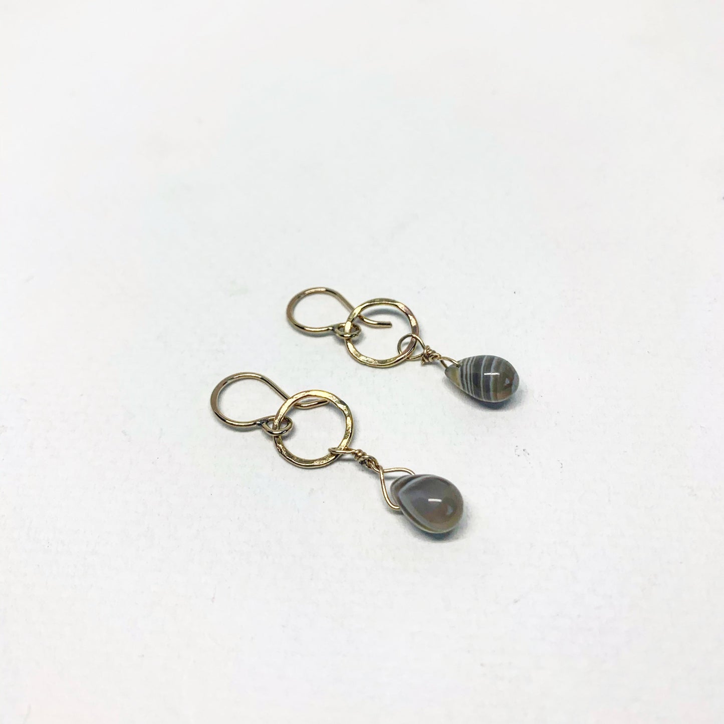 Botswana Agate Drop Earrings by Jennifer Cervelli Jewelry