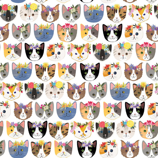 Pretty Cats Gift Wrap by Present Paper