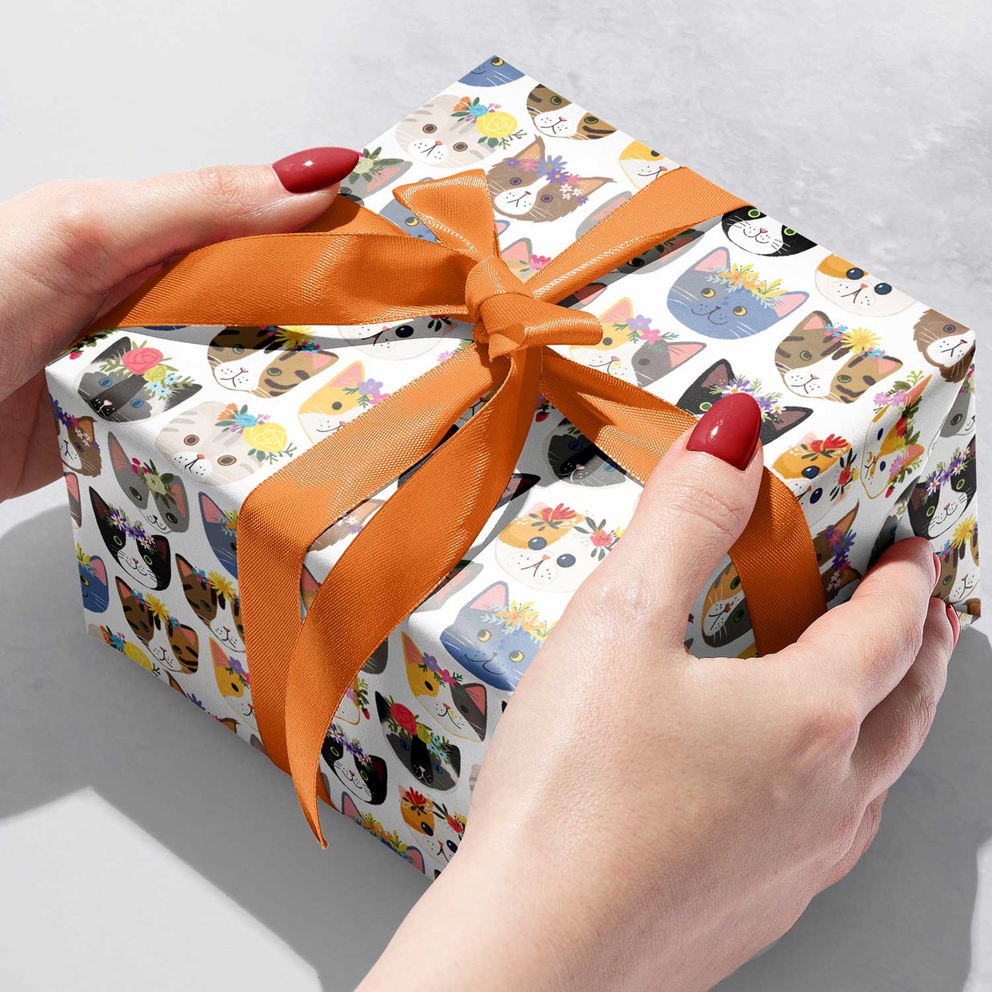 Pretty Cats Gift Wrap by Present Paper