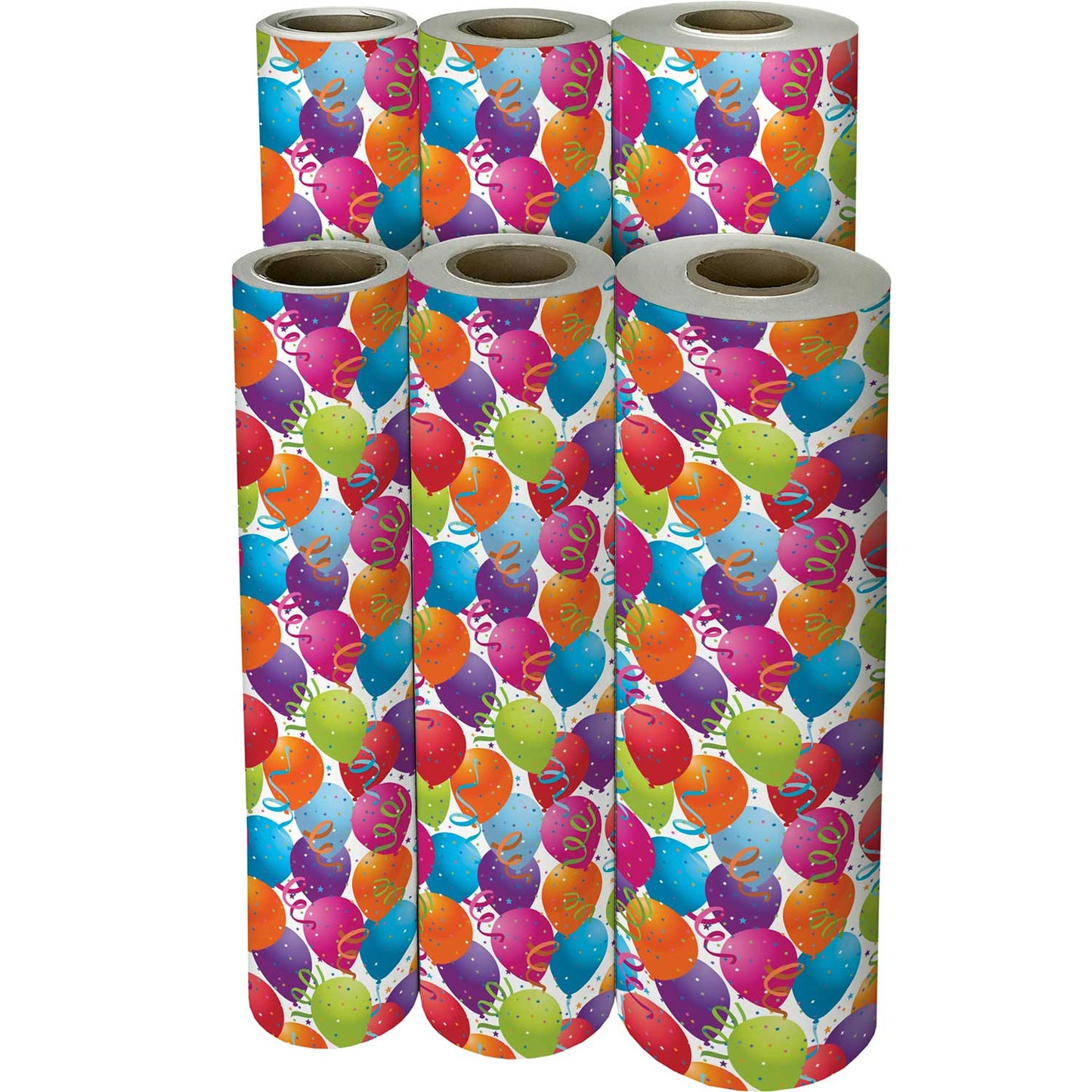 Balloons Birthday Gift Wrap by Present Paper