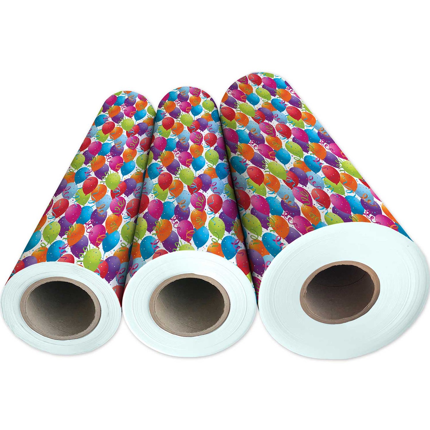 Balloons Birthday Gift Wrap by Present Paper