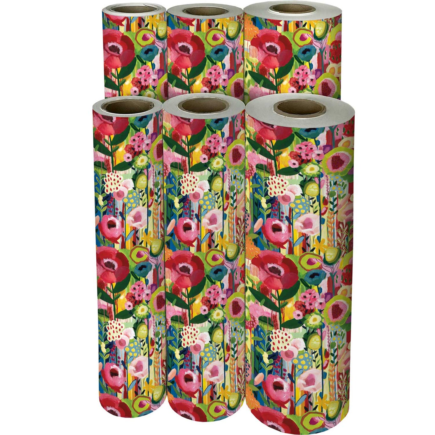 Floral Collage Gift Wrap by Present Paper