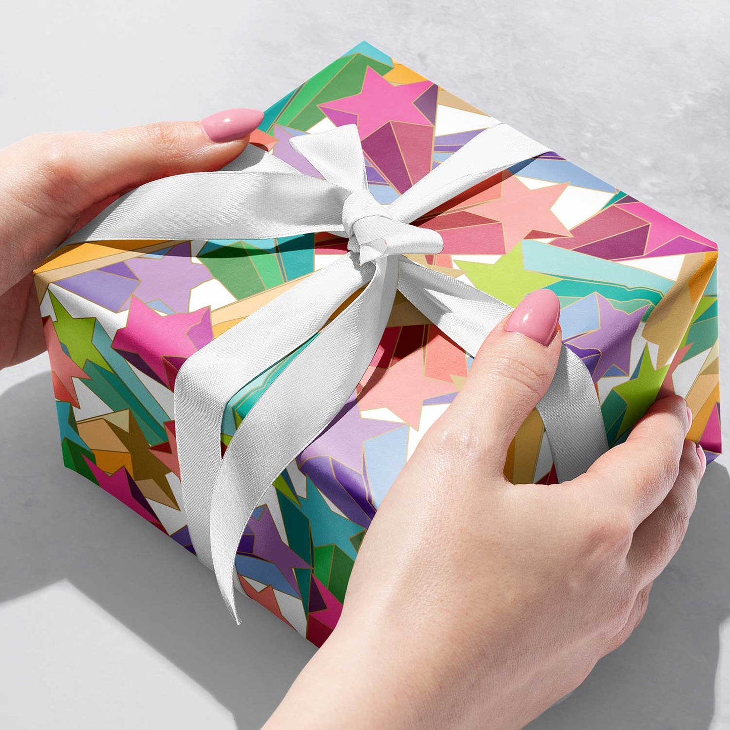 Bright Stars Birthday Gift Wrap by Present Paper